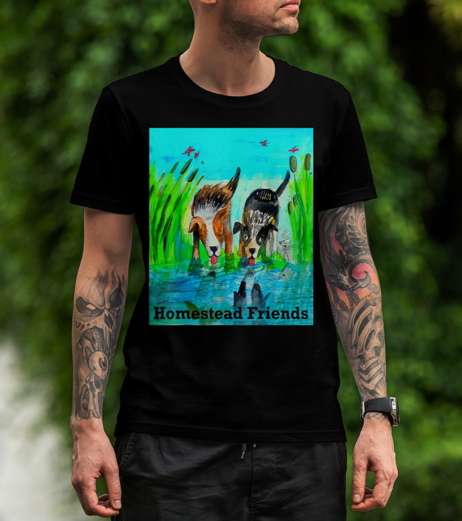 Homestead Friends Adorable Animals On The Homestead T-Shirt