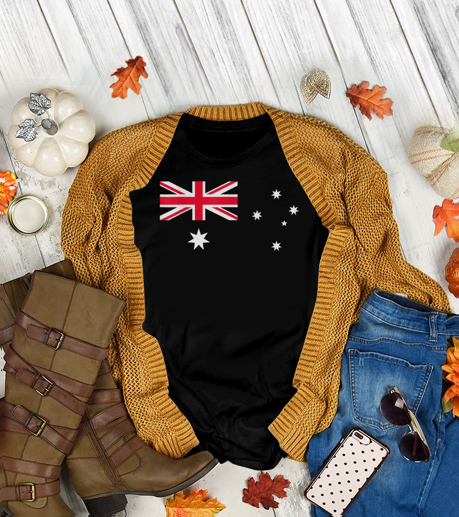 Australia Flag Aussie Flags for Australian Pride T-Shirt
