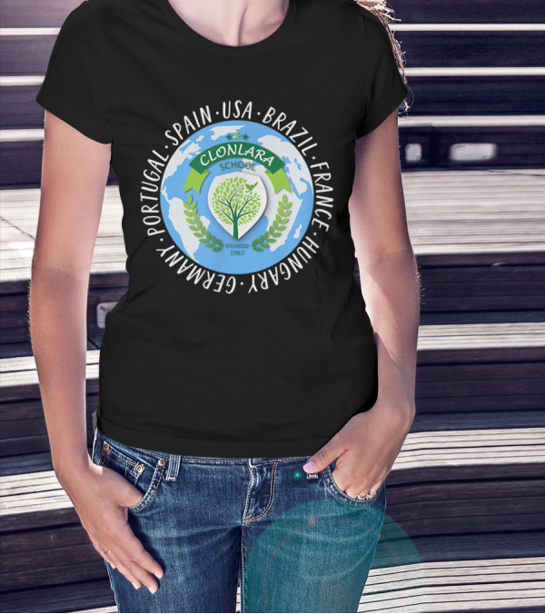 Clonlara School International Educator World Founded 1967 USA Brazil Spain France Germany Portugal Hungary T-Shirt