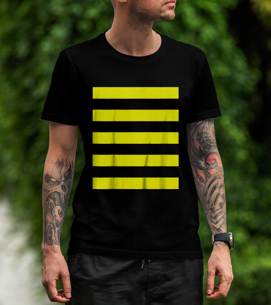 Bee Costume Cute Honeybee Halloween Costume Striped T-Shirt