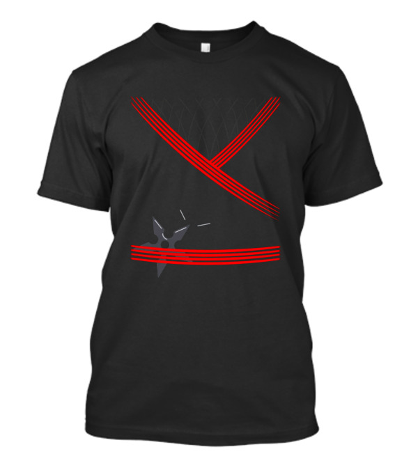 Ninja Costume Shuriken Detail One Sided Halloween Q1C T-Shirt
