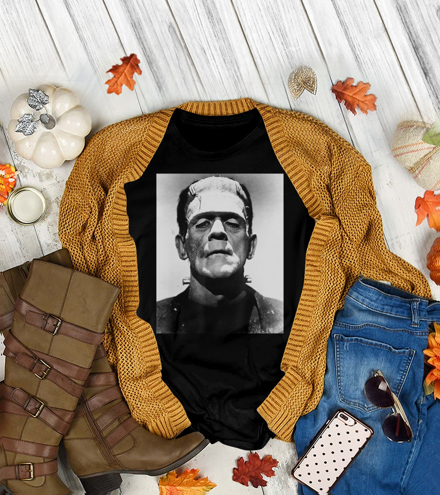 Frankenstein Monster Classic Horror Icon Retro T-Shirt