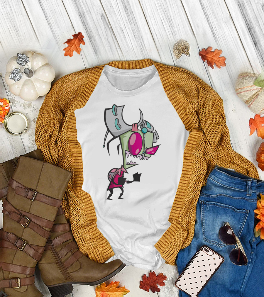 Nickelodeon Invader Zim Emblematic Moment with GIR T-Shirt