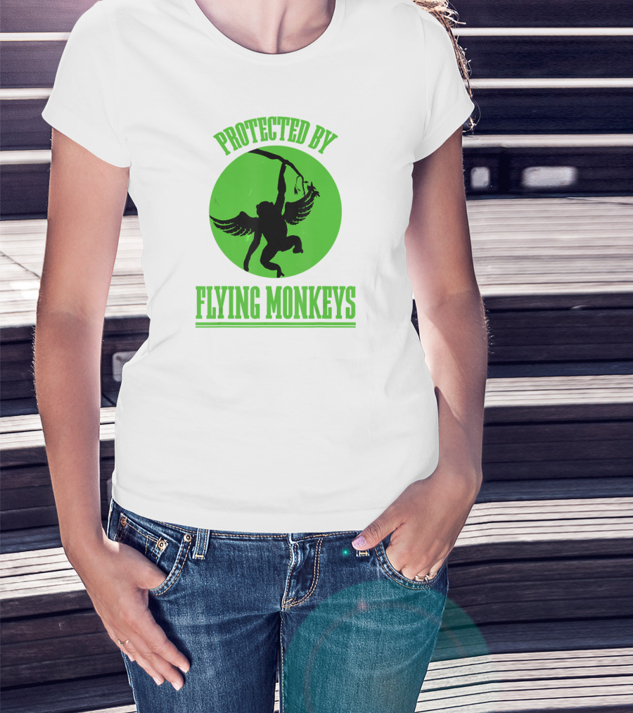 Oz Wicked Witch Protected By Flying Monkeys Wizard Of T-Shirt