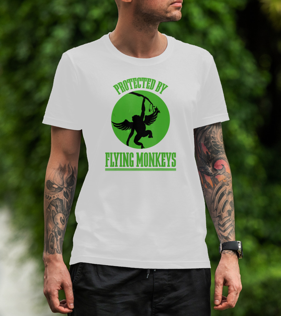 Oz Wicked Witch Protected By Flying Monkeys Wizard Of T-Shirt