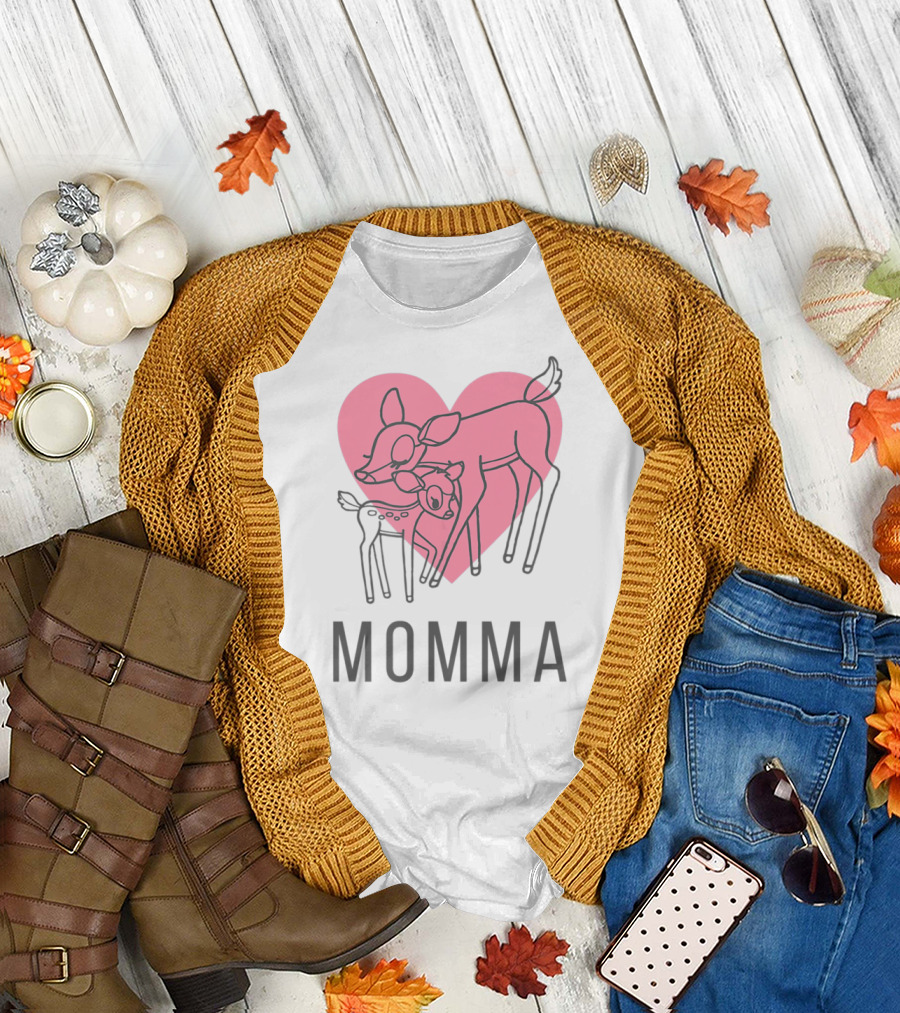 Disney Bambi Momma Heart T-Shirt