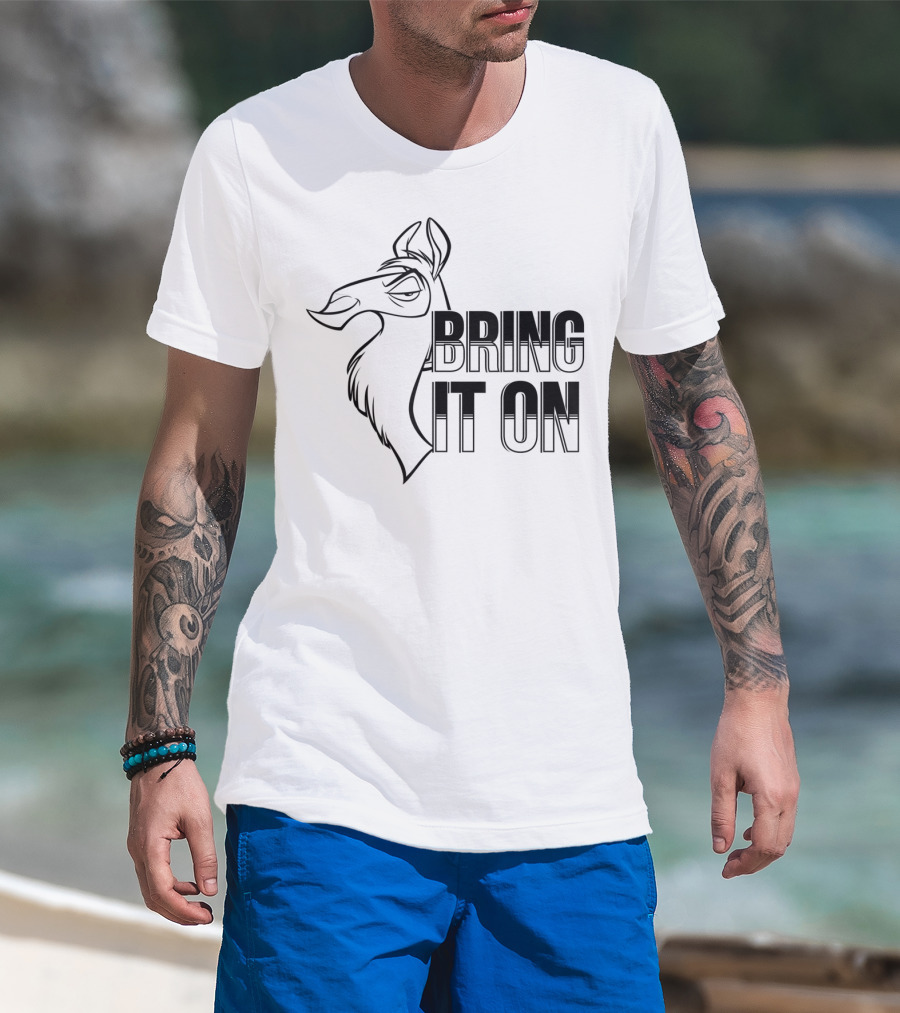 Disney Emperor's New Groove Kuzco Llama Bring It On T-Shirt