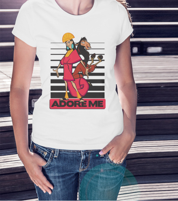 Disney Emperor's New Groove Kuzco Adore Me Stripes T-Shirt
