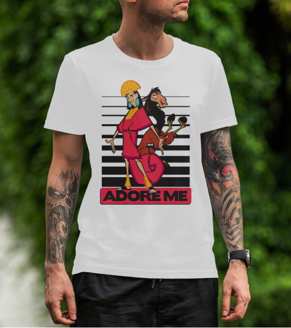 Disney Emperor's New Groove Kuzco Adore Me Stripes T-Shirt
