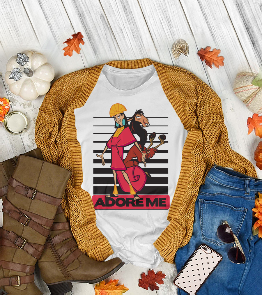 Disney Emperor's New Groove Kuzco Adore Me Stripes T-Shirt