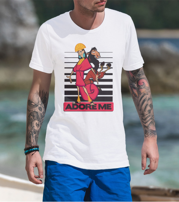 Disney Emperor's New Groove Kuzco Adore Me Stripes T-Shirt