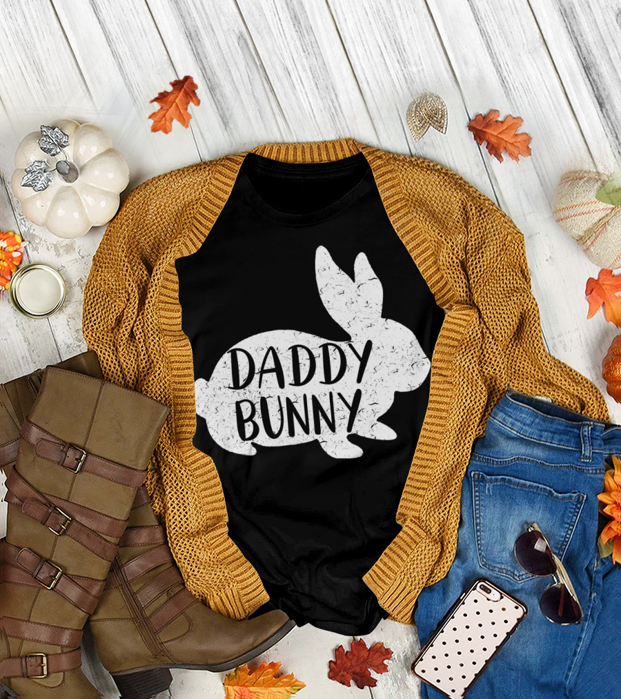 Daddy Bunny Cute Matching Family Easter Bunny T-Shirt