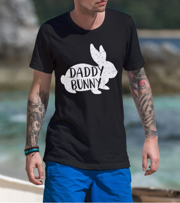 Daddy Bunny Cute Matching Family Easter Bunny T-Shirt