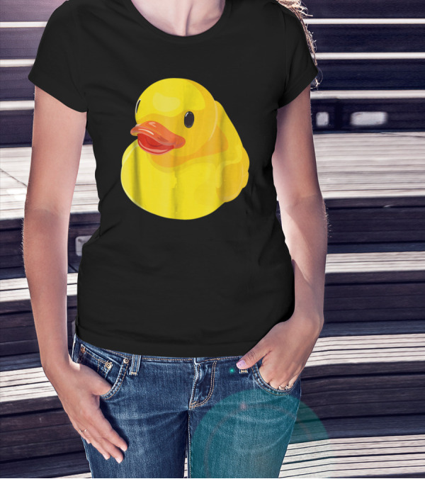 Cute Rubber Duckling 3D Effect T-Shirt