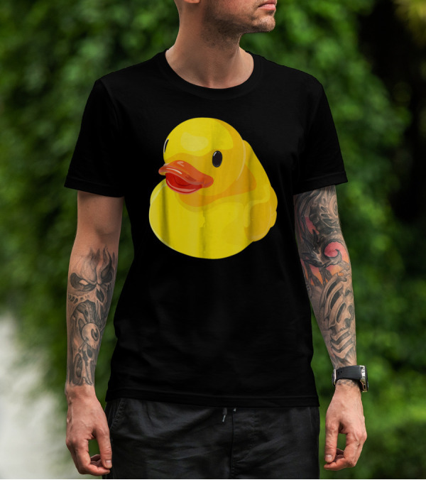 Cute Rubber Duckling 3D Effect T-Shirt