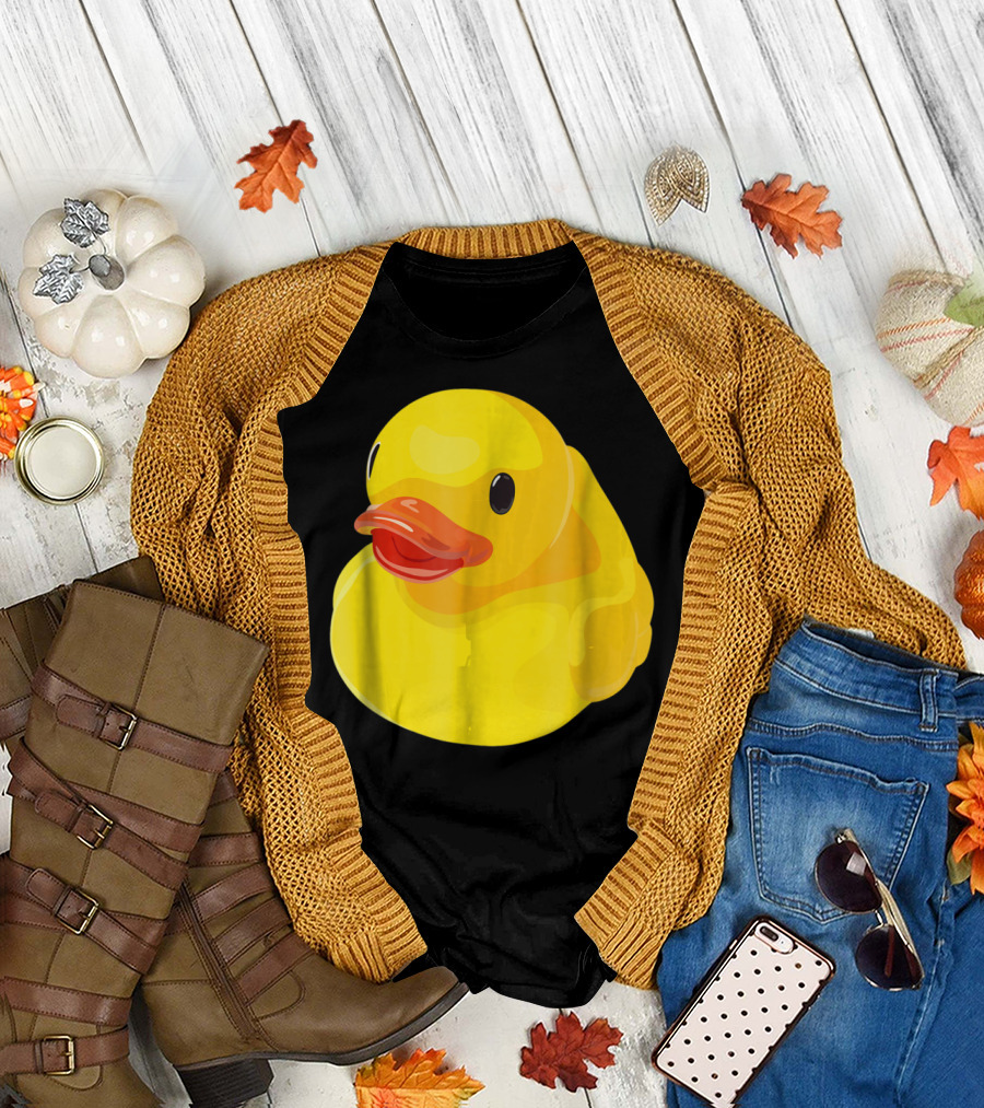 Cute Rubber Duckling 3D Effect T-Shirt