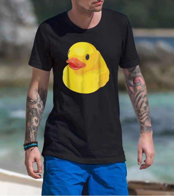 Cute Rubber Duckling 3D Effect T-Shirt