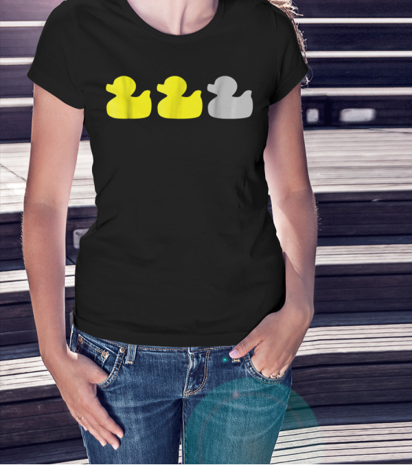 Duck Duck Gray Duck Humor Minnesota Yellow And Gray Ducks T-Shirt