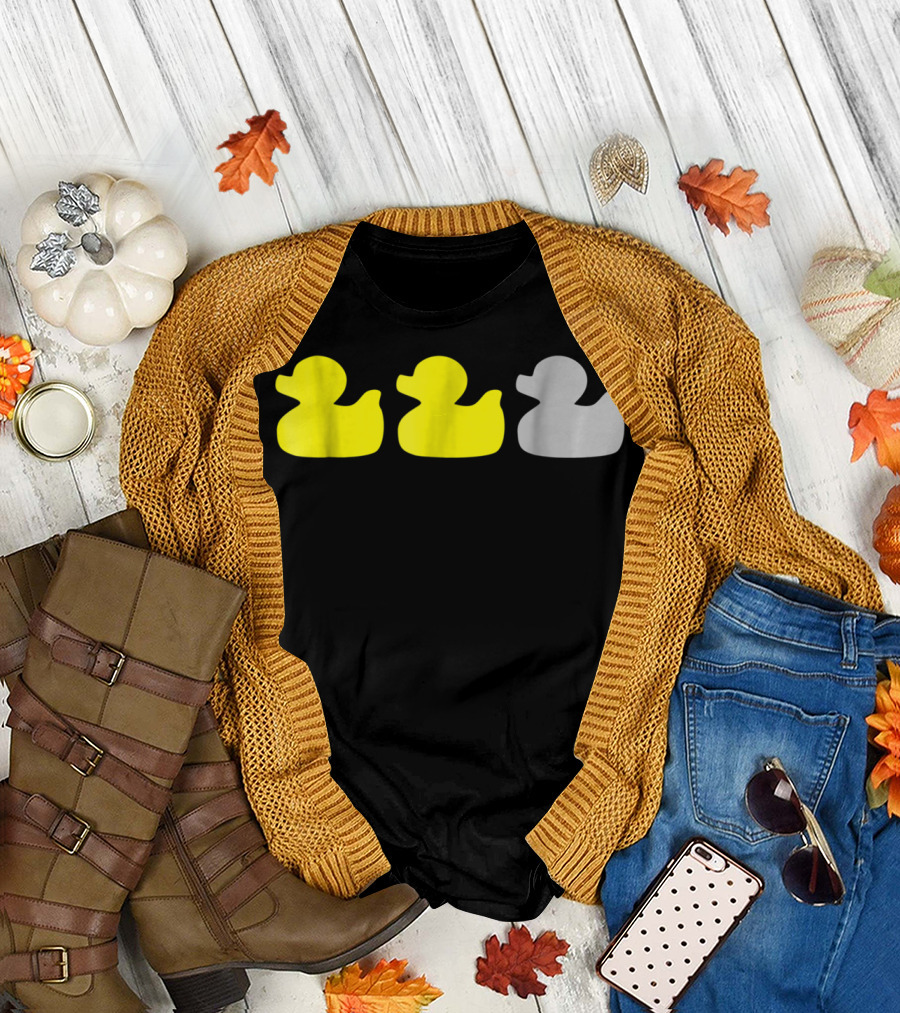 Duck Duck Gray Duck Humor Minnesota Yellow and Gray Ducks T-Shirt