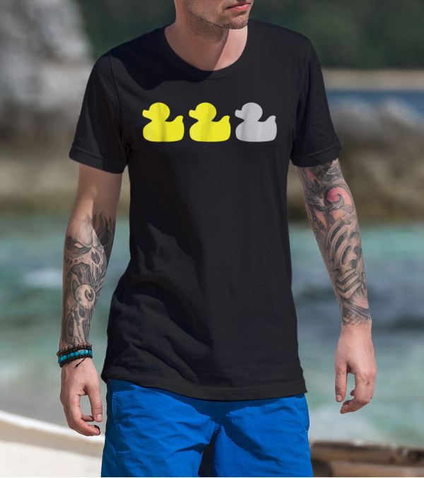 Duck Duck Gray Duck Humor Minnesota Yellow And Gray Ducks T-Shirt