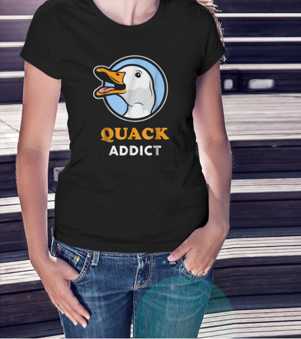 Quack Addict Funny White Pekin Duck Pet Owner T-Shirt