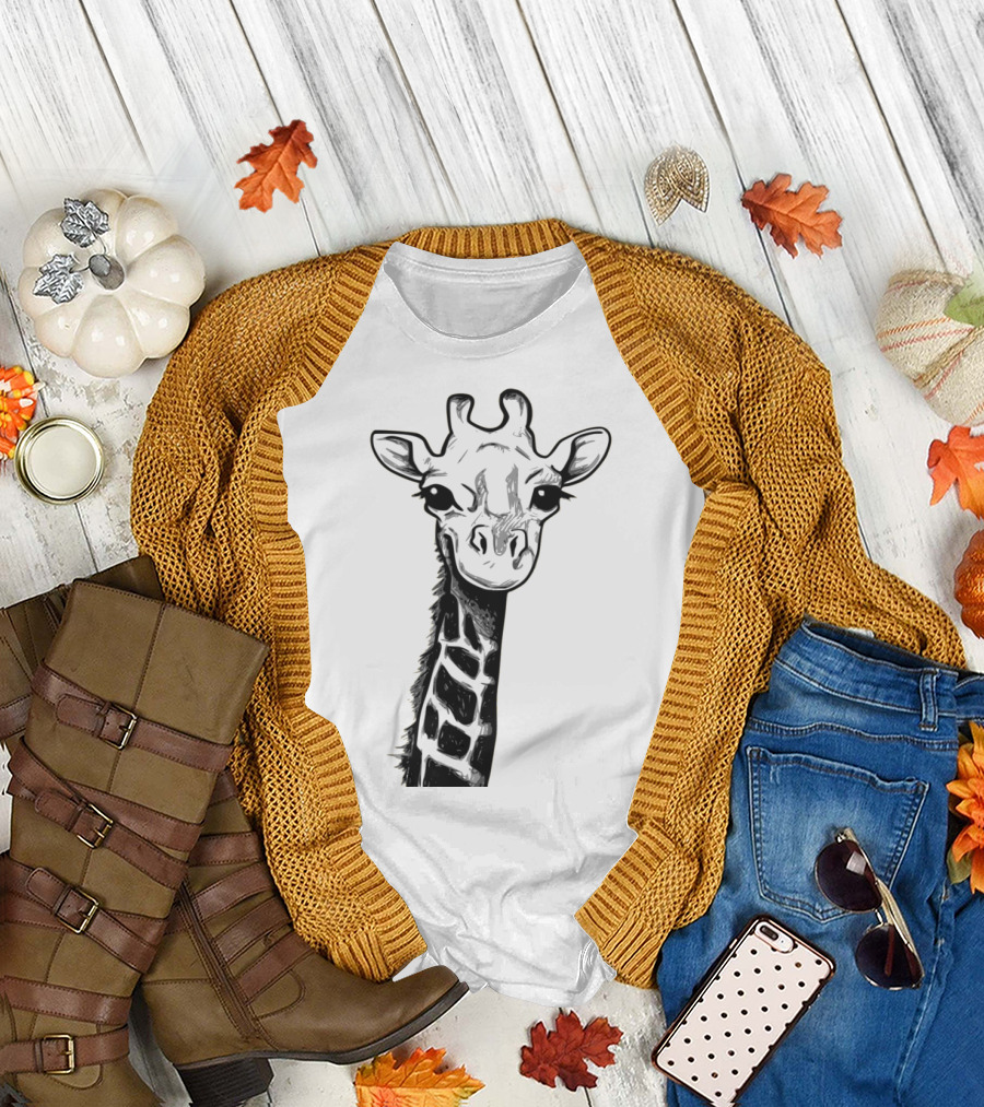Giraffe Safari Animal Zoo T-Shirt