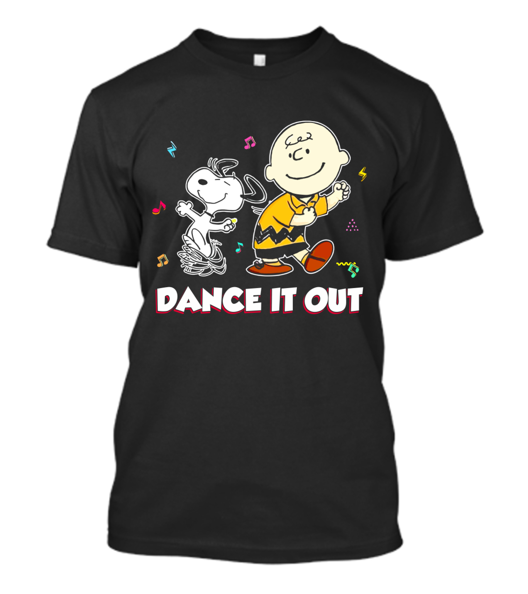 Dance It Out With Snoopy And Charlie Brown From The Peanuts Movie T-Shirt