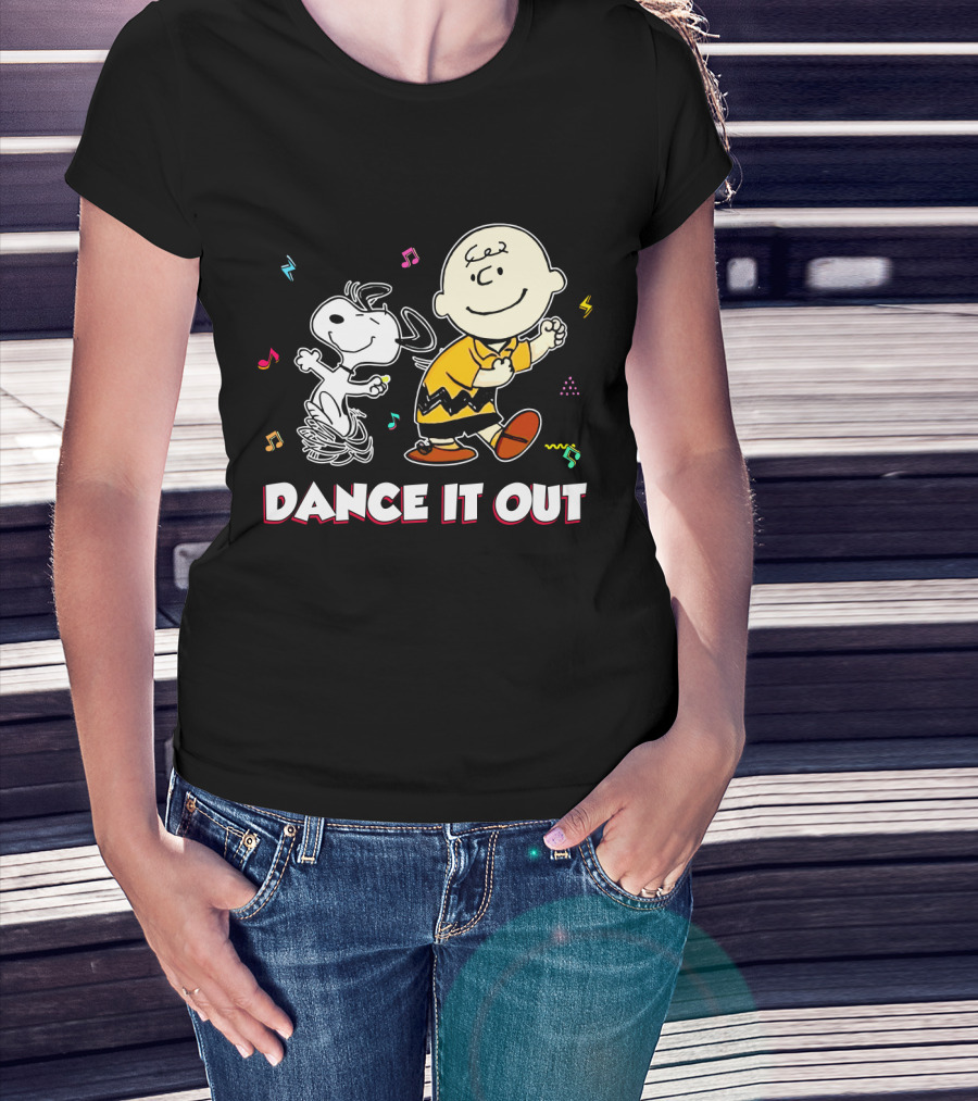 Dance It Out With Snoopy And Charlie Brown From The Peanuts Movie T-Shirt