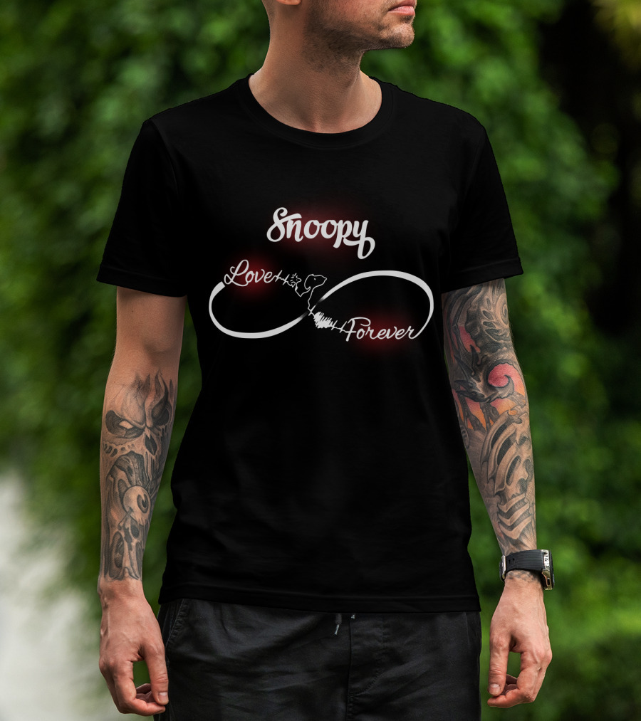 Snoopy Love Always Forever Infinity Peanuts Movie T-Shirt