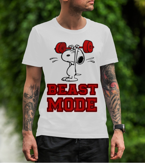 Snoopy Beast Mode The Peanuts Movie T-Shirt