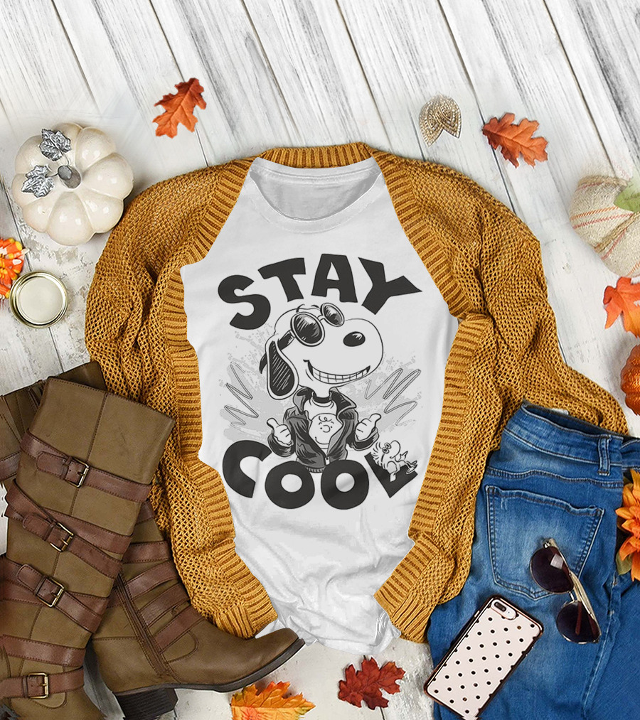 Stay Cool Snoopy The Peanuts Movie Thumbs Up T-Shirt