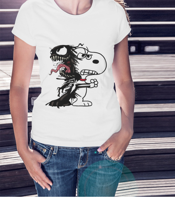 Venom Snoopy Mashup The Peanuts Movie T-Shirt