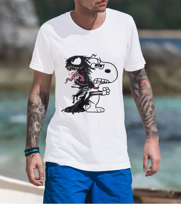 Venom Snoopy Mashup The Peanuts Movie T-Shirt