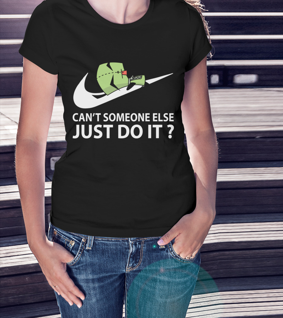 Gir Invader Zim Can't Someone Else Just Do It Swoosh T-Shirt