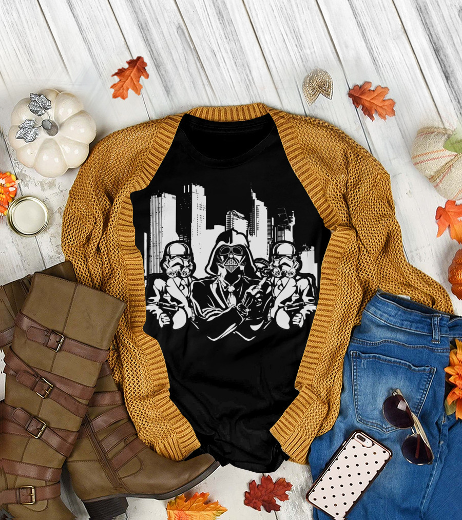 City Empire Darth Vader and Stormtroopers Star Wars T-Shirt