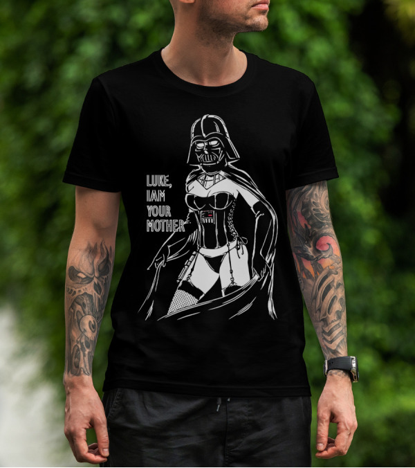 Women Darth Vader Luke I Am Your Mother Star Wars T-Shirt