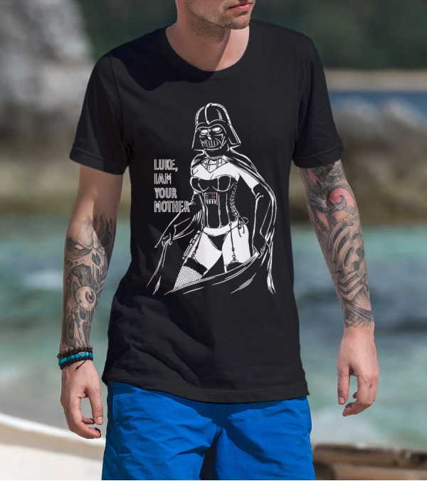 Women Darth Vader Luke I Am Your Mother Star Wars T-Shirt