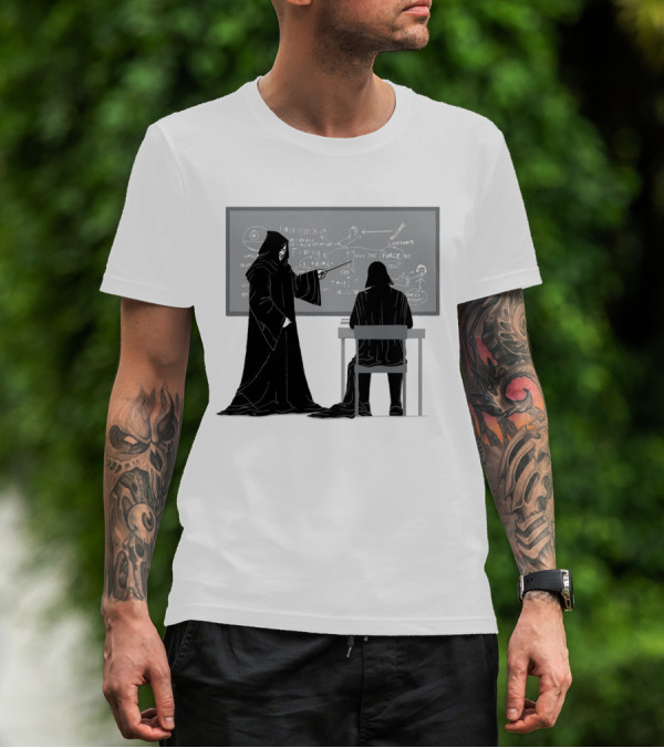 Teach The Force Darth Vader Dark Side Star Wars Classroom T-Shirt