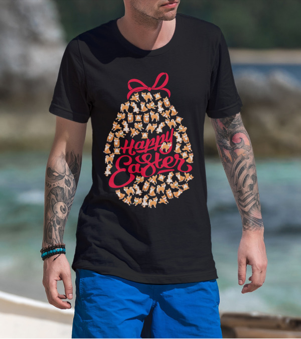Happy Easter Corgi Egg T-Shirt