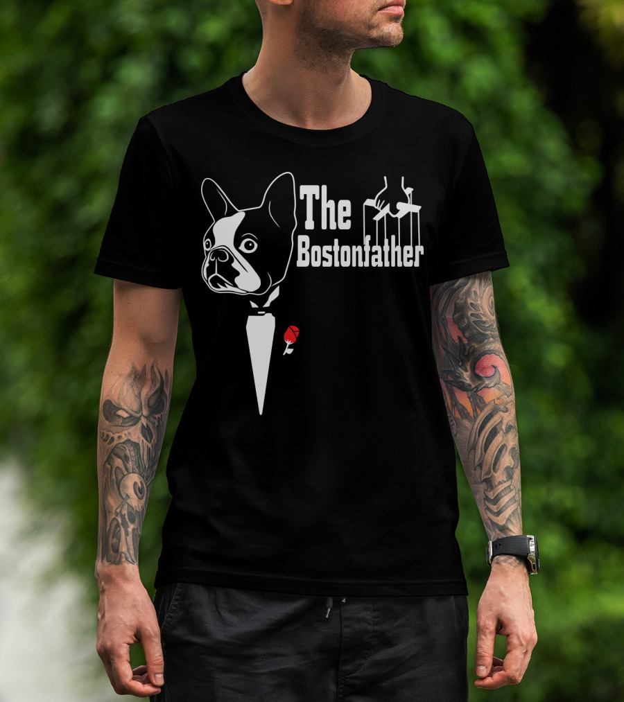 The Bostonfather Boston Terrier Mashup T-Shirt