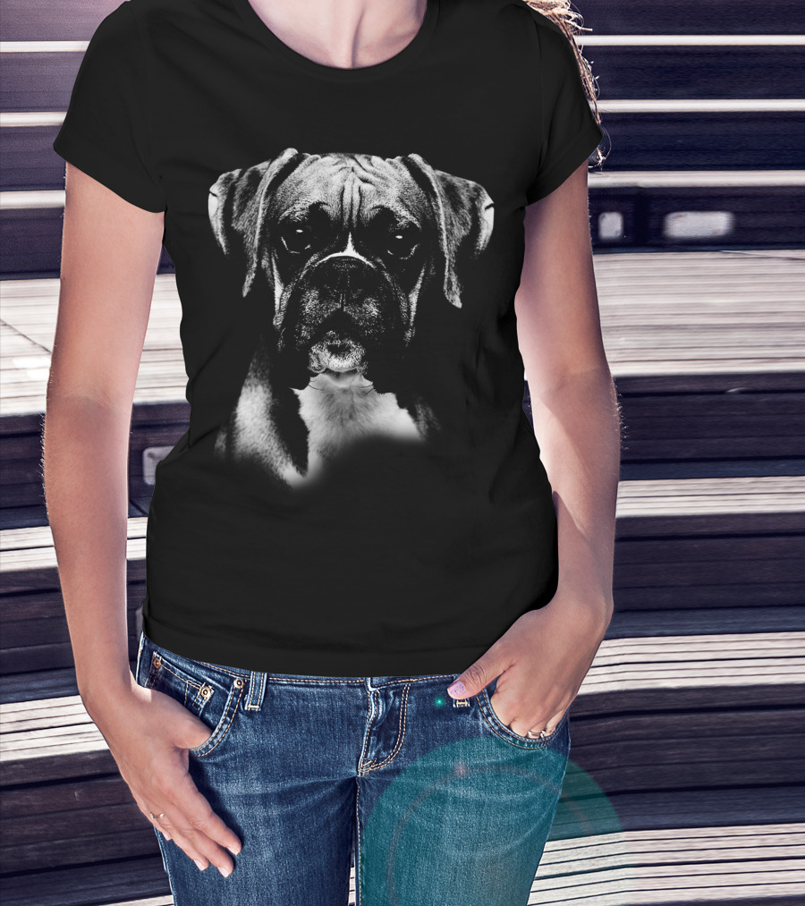 Boxer Dog Portrait Close-Up T-Shirt
