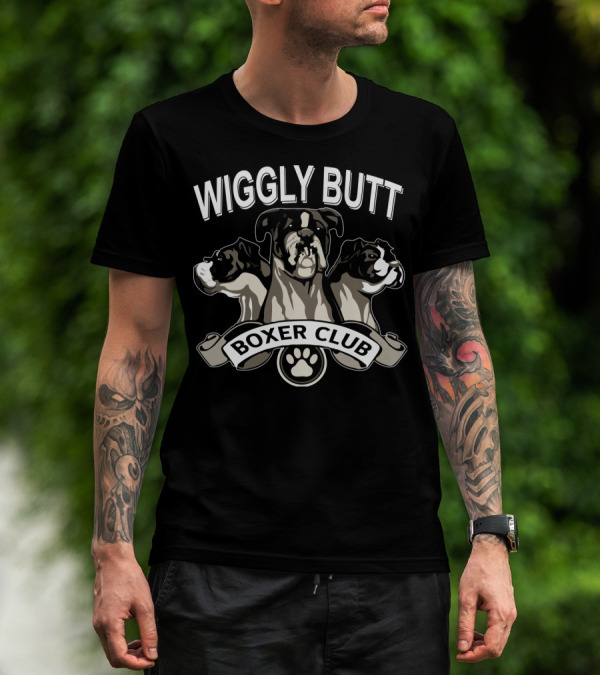 Wiggly Butt Boxer Club Paw Trio T-Shirt