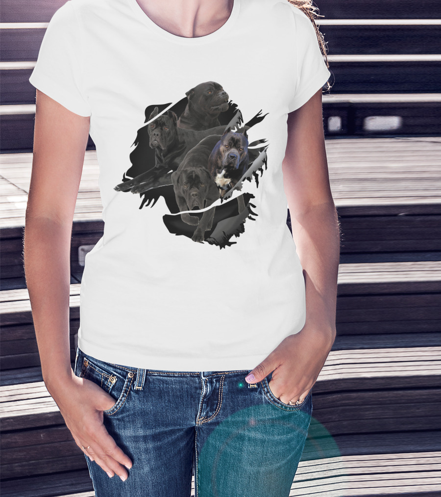 Cane Corso Black Dog Pack T-Shirt