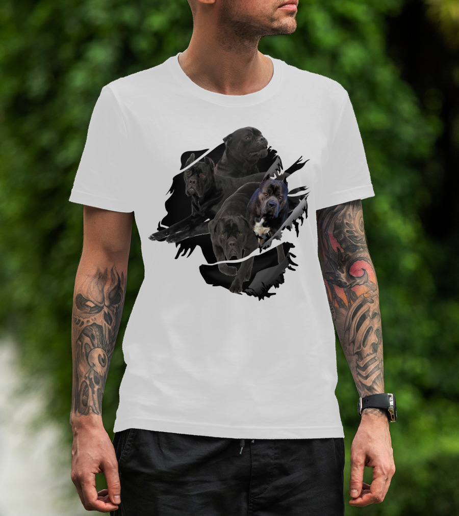 Cane Corso Black Dog Pack T-Shirt