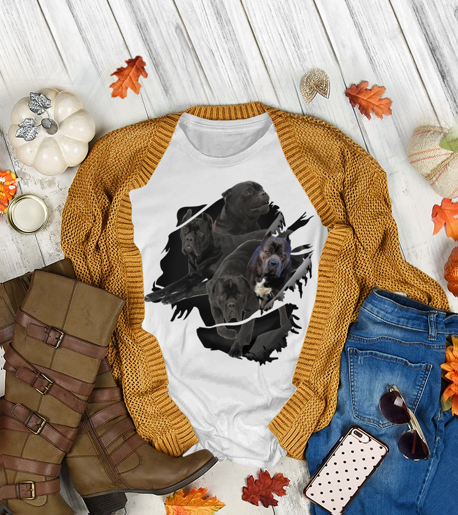 Cane Corso Black Dog Pack T-Shirt