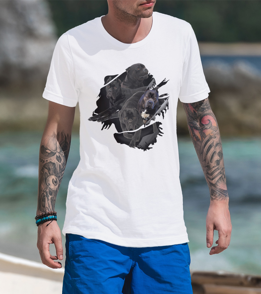 Cane Corso Black Dog Pack T-Shirt