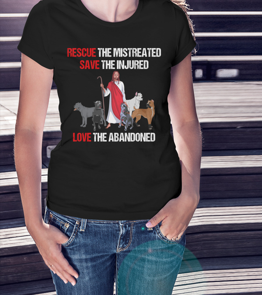 Rescue The Mistreated Save The Injured Love The Abandoned Cane Corso T-Shirt