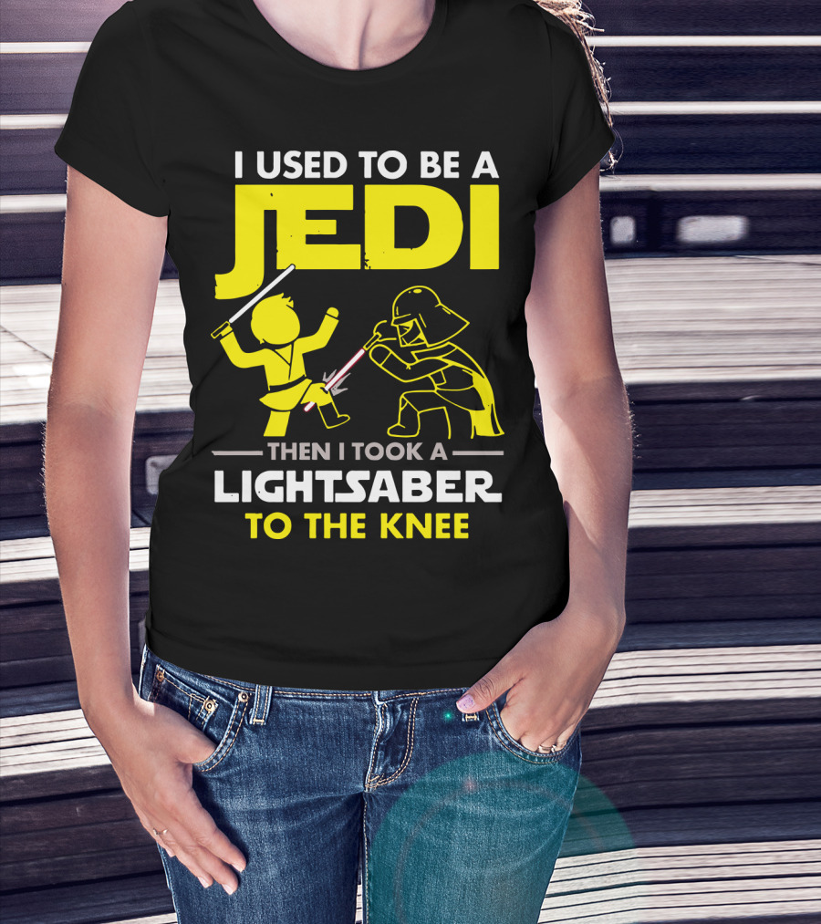 I Used To Be A Jedi Then I Took A Lightsaber To The Knee T-Shirt