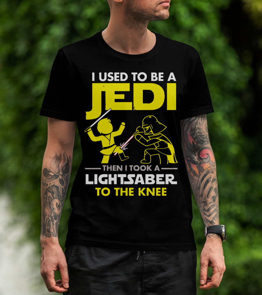 I Used To Be A Jedi Then I Took A Lightsaber To The Knee T-Shirt