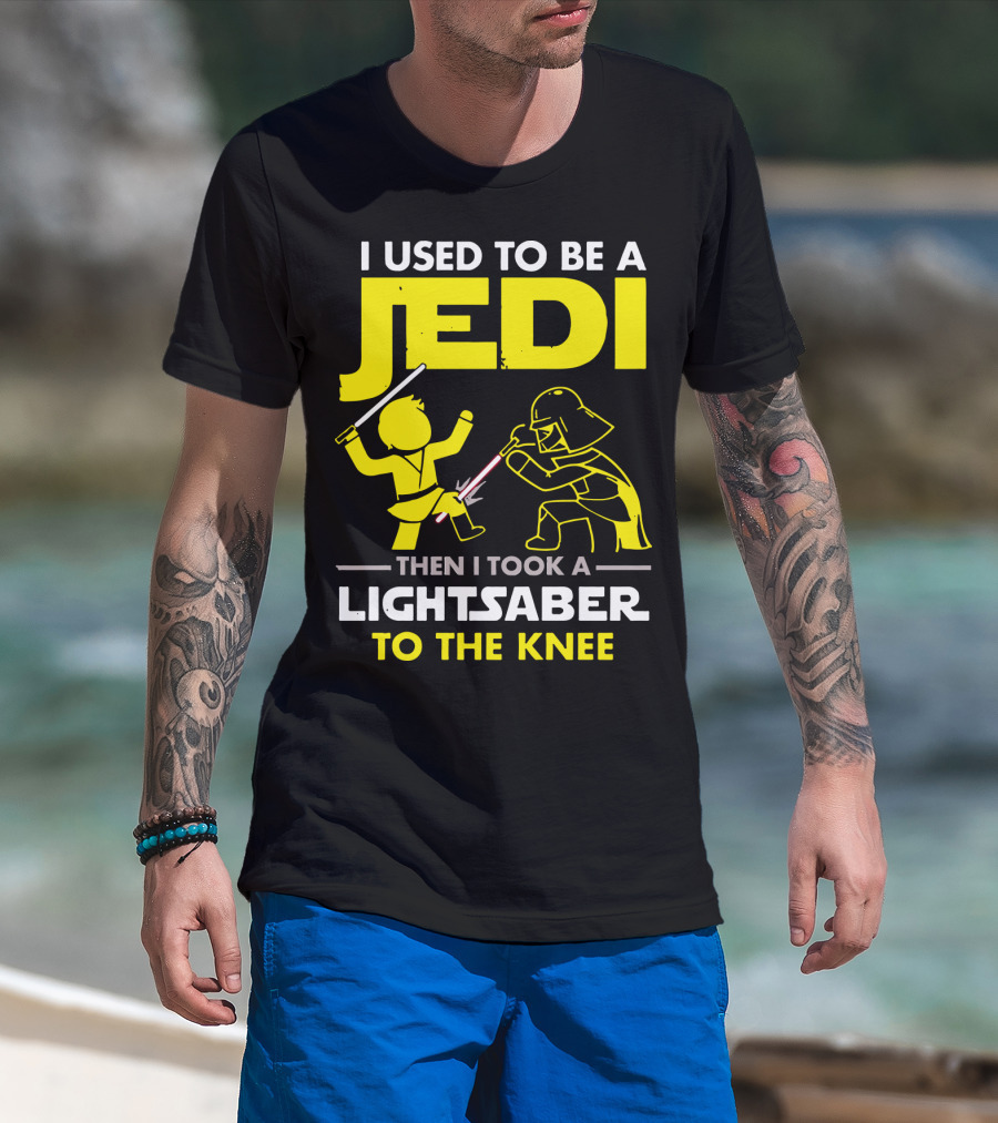 I Used To Be A Jedi Then I Took A Lightsaber To The Knee T-Shirt